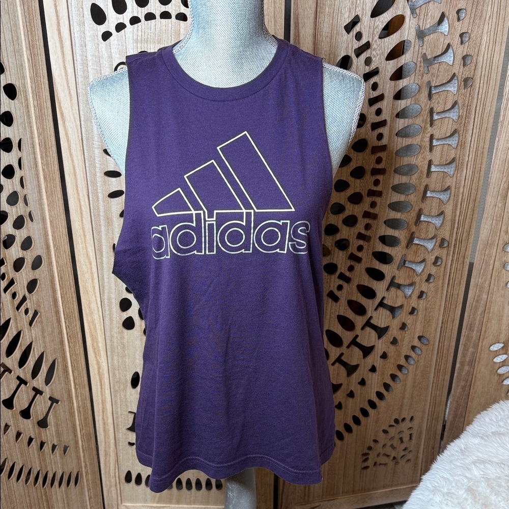 Adidas Purple Muscle Tee